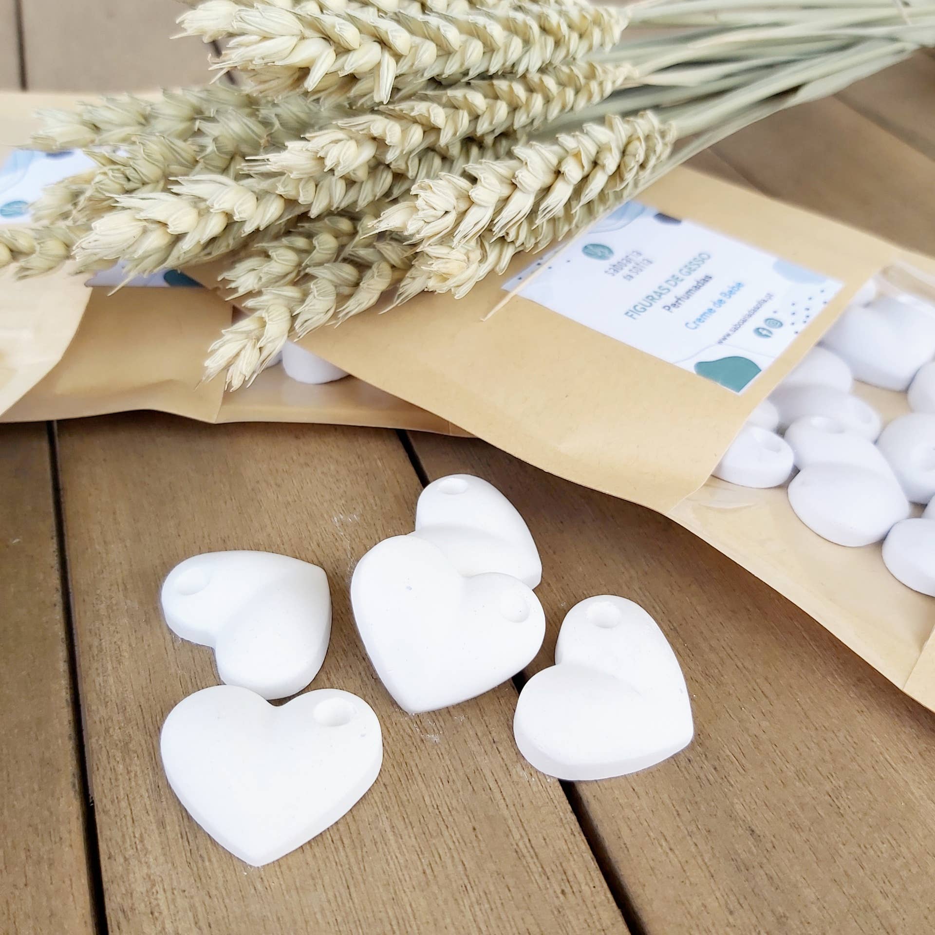 Saboaria da Sofia - Wholesale Air Freshener - Fragrant plaster (mini hearts) - pack 20 pcs.1