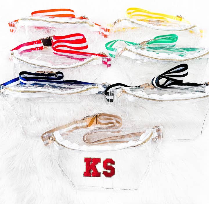 Social Grace & Company - Wholesale Belt Bag - Women's - Clear Fanny Pack - Transparent Stadium Bag - Game Day Belt 3