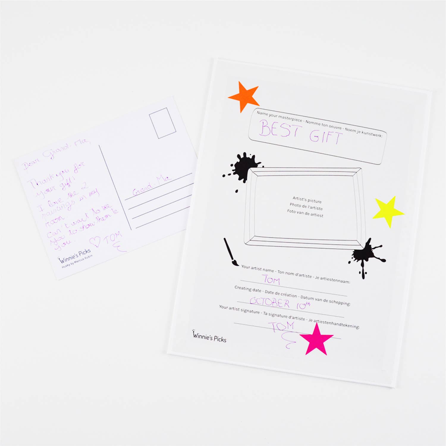 Winnie's Picks - Wholesale DIY Craft Kit - Kids - Paint Furry Friends - Kids Paint by Numbers - 2025 Gift5