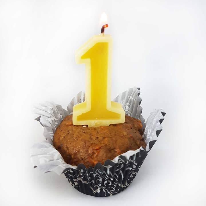 Eastvan bees - Wholesale Cake candle - Number Beeswax Birthday Candles | Cake Topper | Eco Friendly3