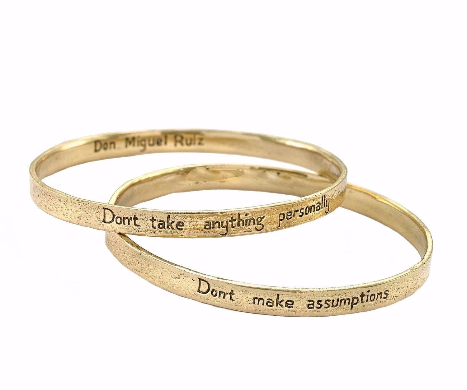 Jewelry Evolution - Wholesale Jewelry Set - The Four Agreements Double Bangle Set