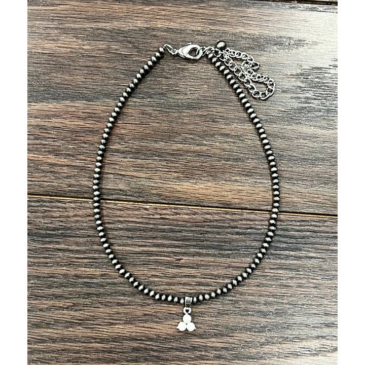 ISAC Trading Inc - Wholesale Pendant/Charm Necklace - 736430, White Turquoise Necklace