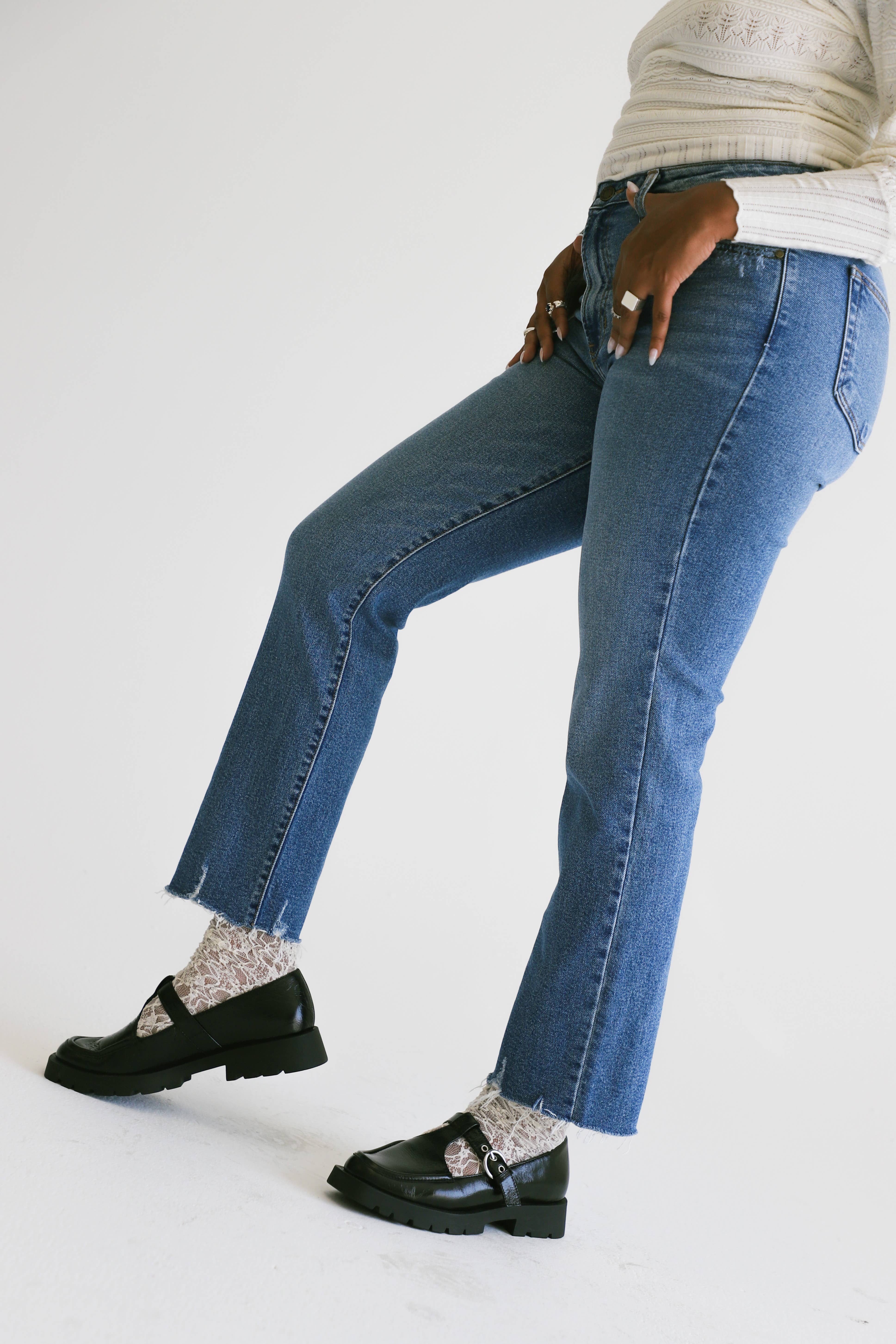 JUST BLACK DENIM – wholesale Jeans - Dam – BP304J-E - MED - The Vintage Straight (Utökad storlek)2