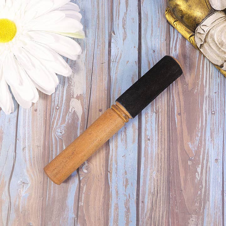 Natures Artifacts Inc - Wholesale Meditation Supplies - Large Baton Leather Wrapped | Baton Leather Wrapped1