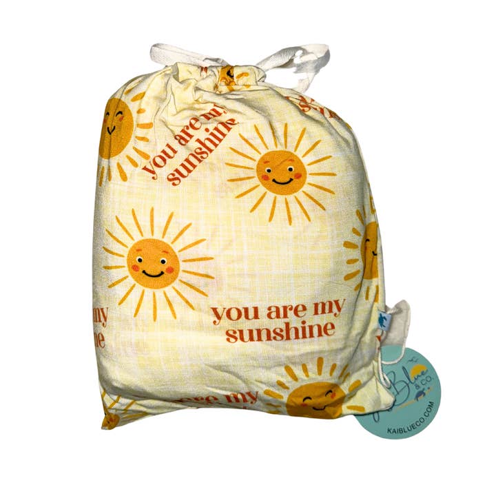 Kai Blue & Co. LLC - Venta al por mayor Sábana bajera - Sábana para minicuna - Sunshine