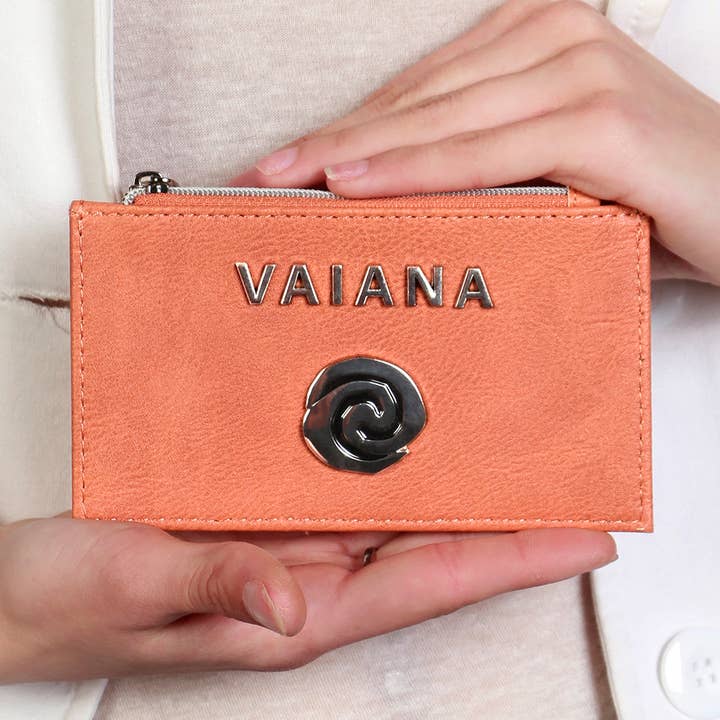 Portacarte sottile Disney Moana color corallo per la vendita all'ingrosso da parte di KARACTERMANIA