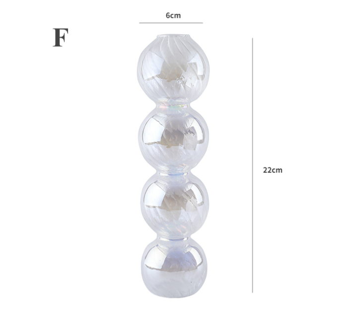 IVORE.GROUP (We cover All Import duty) - Wholesale Candle Holder - Nordic Rainbow Glass Vase / Candle Holder5