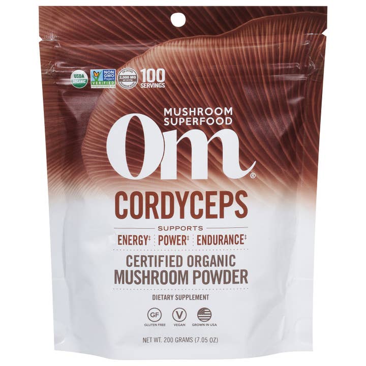 Everyday Supply Co - Wholesale Protein/Superfood Powder - Om - Cordyceps Organic Powder 200grm - 1 Each -7.05 Oz