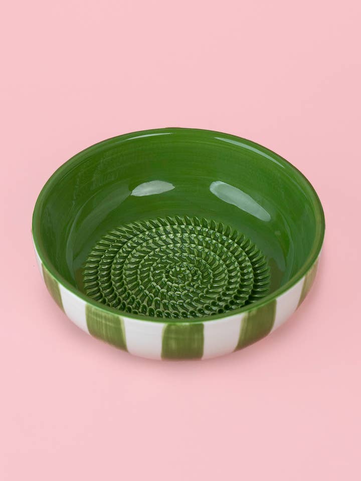 Mittlere Vintage-Keramikreibeplatte / OLIVA für den Großhandel von Alfar Tierra Cocida