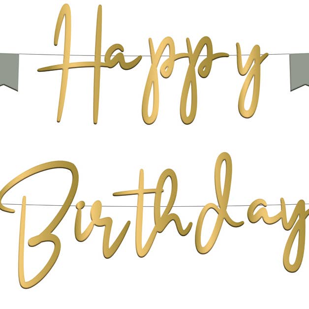 Letter garlands Golden Dawn - 1,5 meter för wholesale av Folat BV