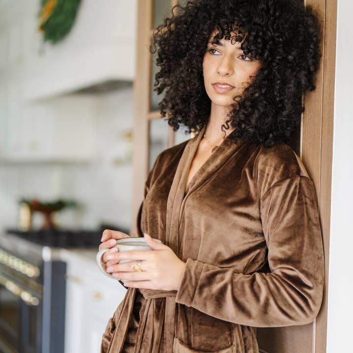 Saranoni - Wholesale Robe - Women's - MINKY STRETCH LUXE ROBES14