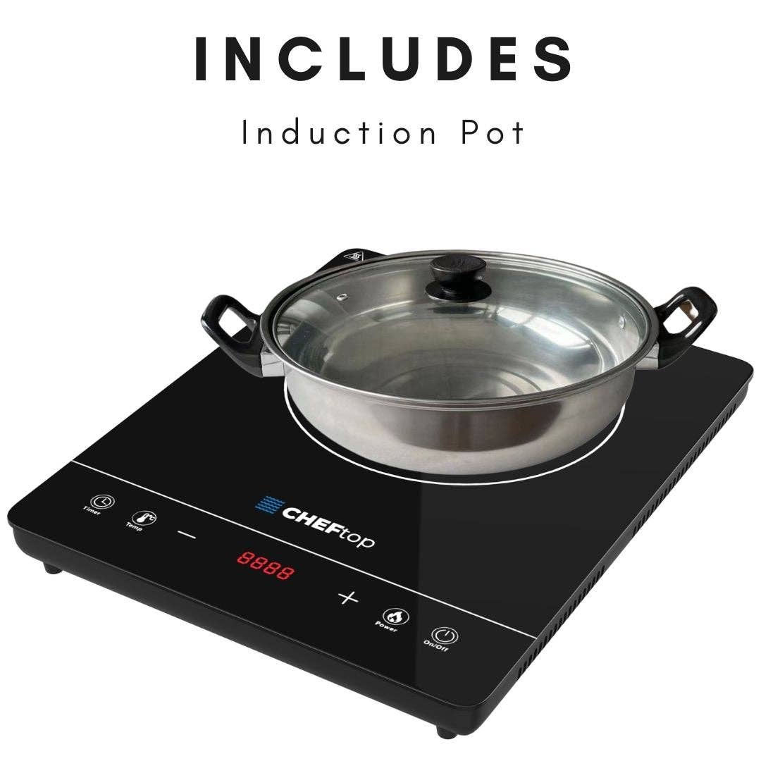 DRINKPOD LLC - Wholesale Kitchen Appliance - CHEFTop - Single Burner Induction Cooktop5