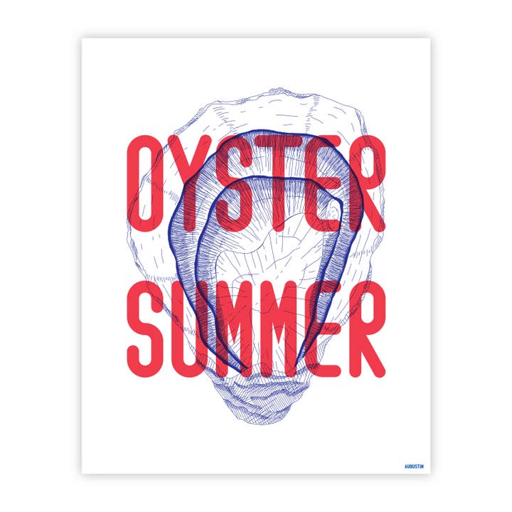 Oyster Summer - poster voor wholesale door Augustin