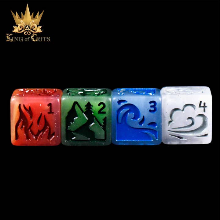 DNDDICE.COM - Wholesale Dice - Forces of Nature 4D6 Set6