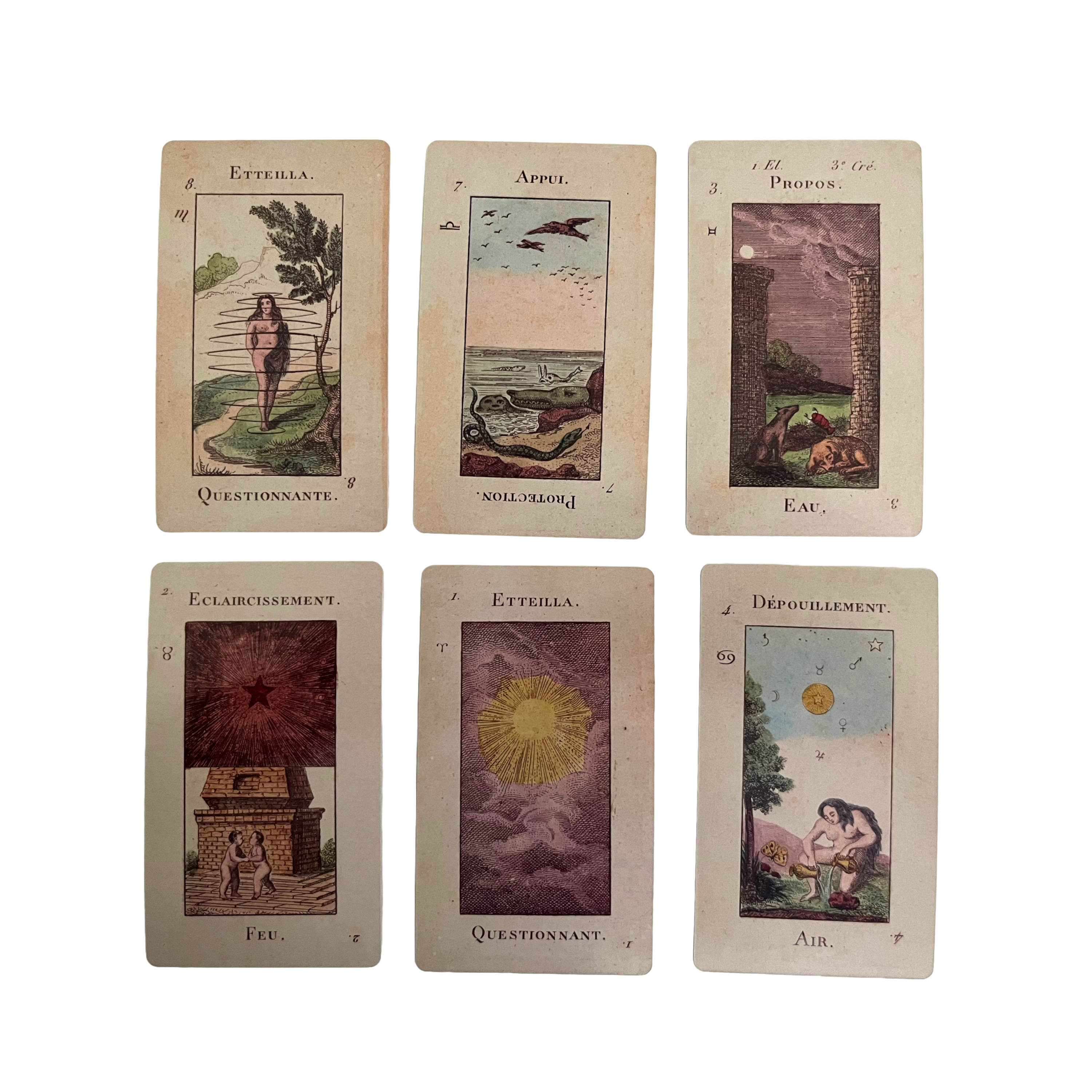Vieux Monde - Wholesale Tarotkaarten - Etteilla tarotdeck en gids | Vintage facsimile2