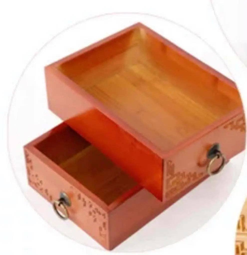 everythingbamboo – Großhandel Bücherregal – Schreibtisch aus Bambus, Bücherregal, Bücherregal, Schublade, Büroablage, vielseitig verwendbar, antiker Stil12