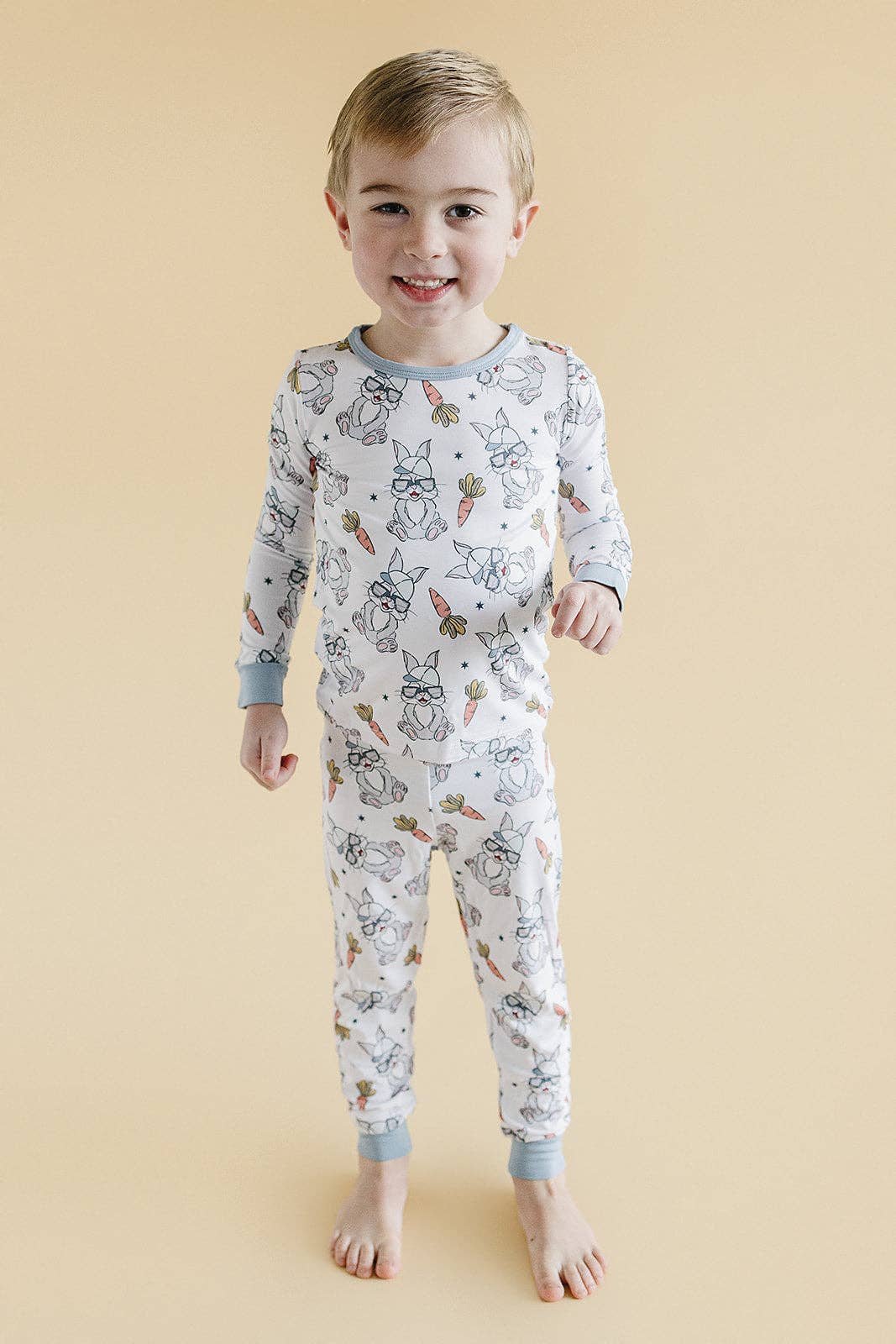 Lucky Panda Kids - Wholesale Top & Pant Set - Kids - Bamboo Easter Boys' Two Piece Set | Rad Bunny10