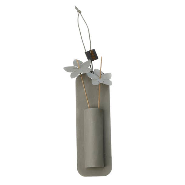 Lübech Living - Wholesale Decorative Tabletop Object - Hanging deco incl. 2 flowers, Taupe
