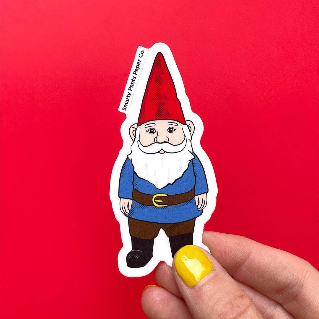 Smarty Pants Paper - Wholesale Sticker - Garden Gnome Sticker2