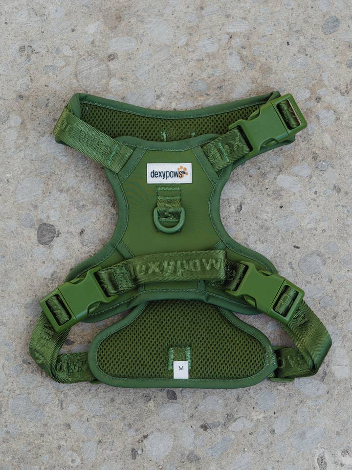 Camo Green Harness for wholesale by dexypaws