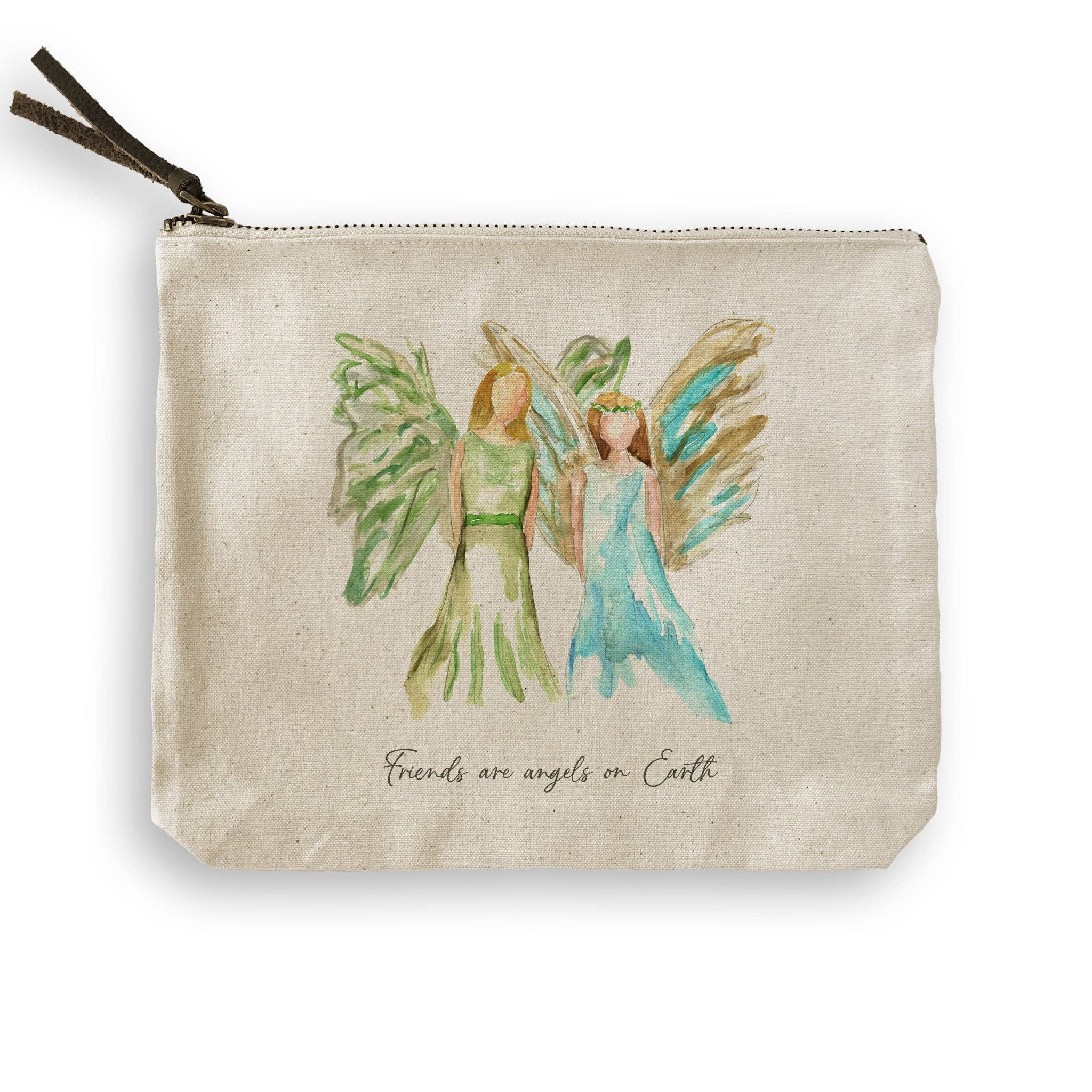 French Graffiti - Wholesale Tea Towel - Celestial Angel Friends with Friends Quote7