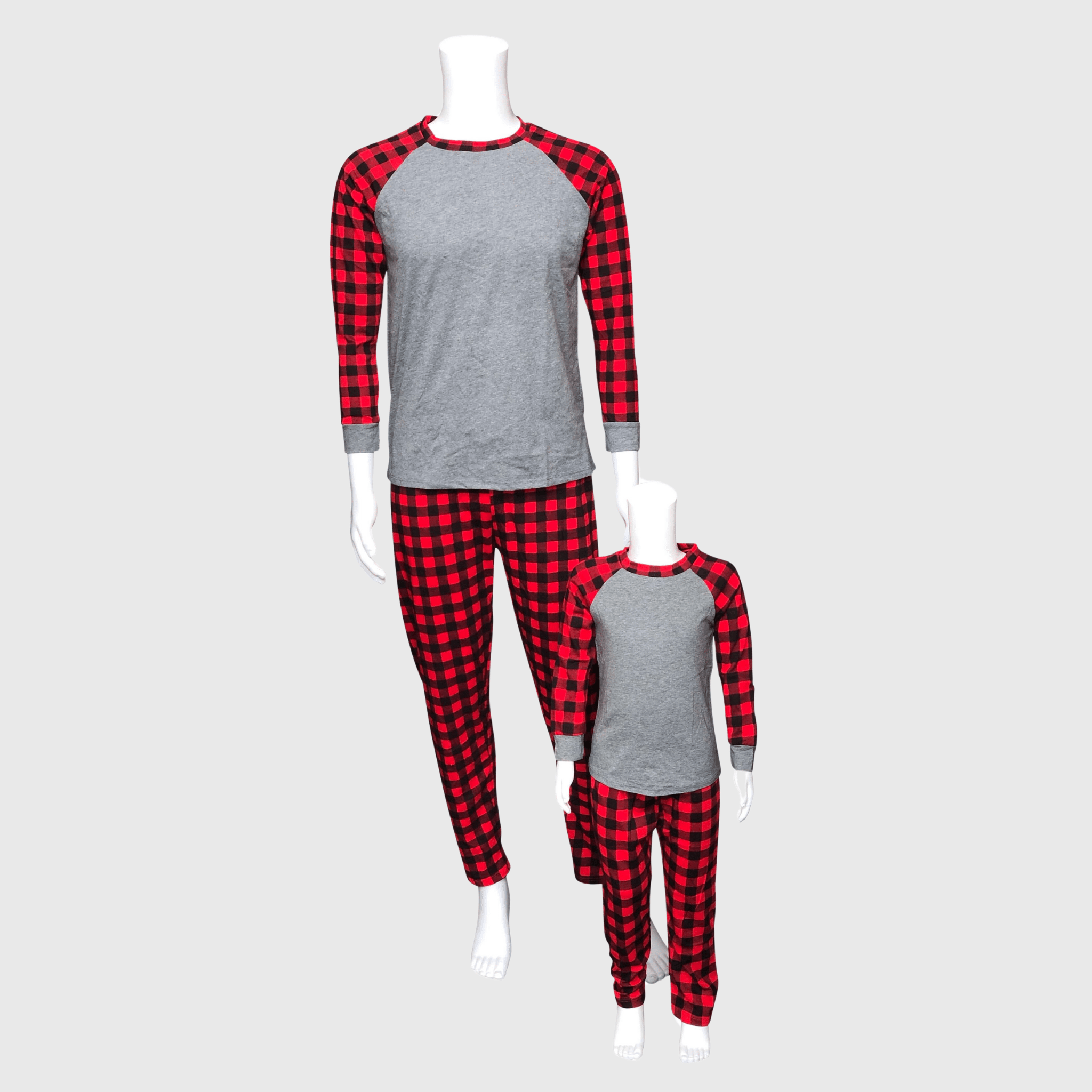 ILTEX Apparel - Vente Ensemble haut et pantalon (PAS d'intérieur) - Femme - Ensemble de pyjama familial à carreaux Buffalo de Noël5