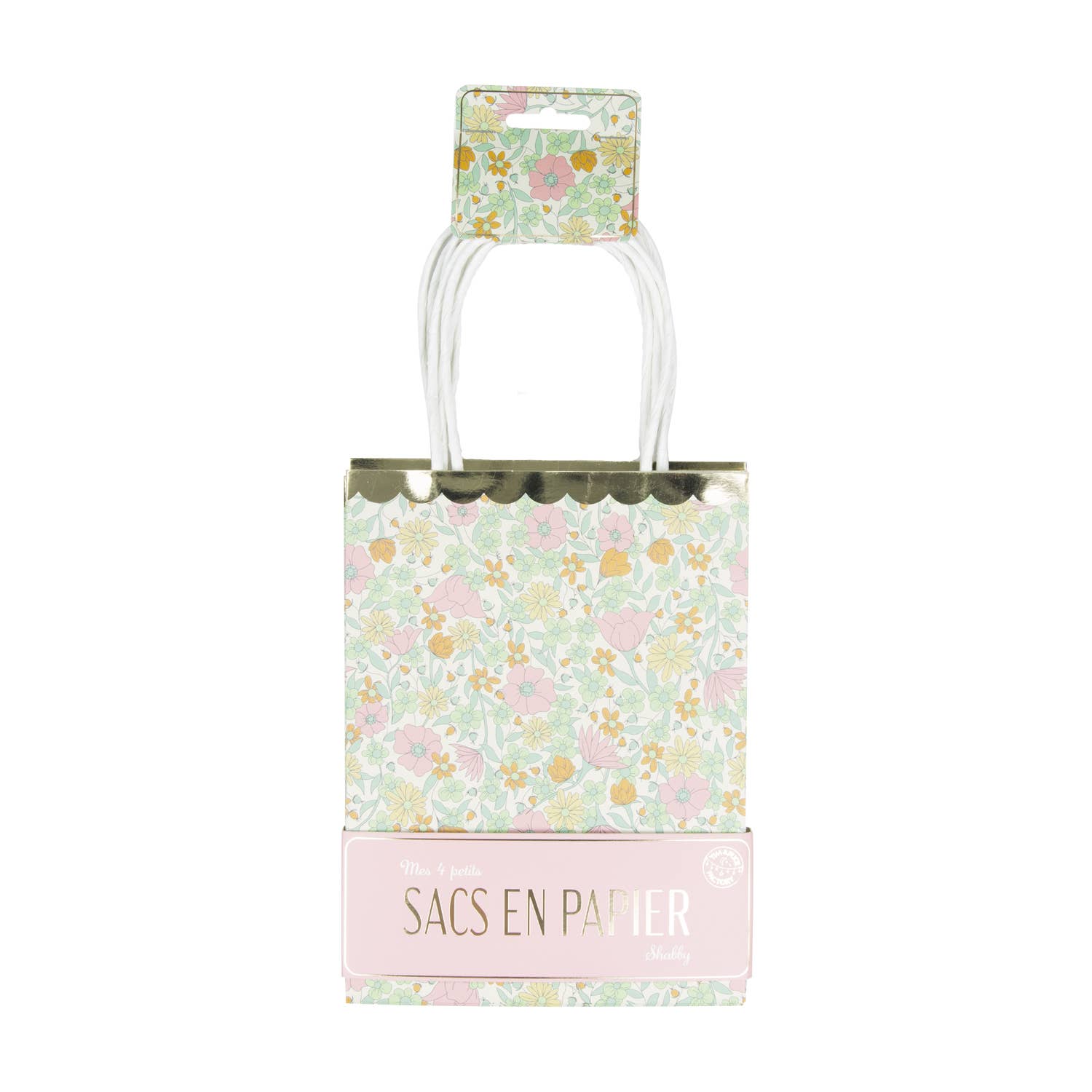 Tim&Puce Factory - Wholesale Gift Bag - SHABBY PAPER BAGS X 41