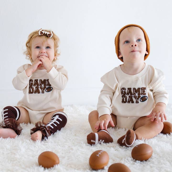 Sweet Wink - Wholesale Fashion Headband - Baby - Football Bow Baby Headband - Game Day Baby Headband