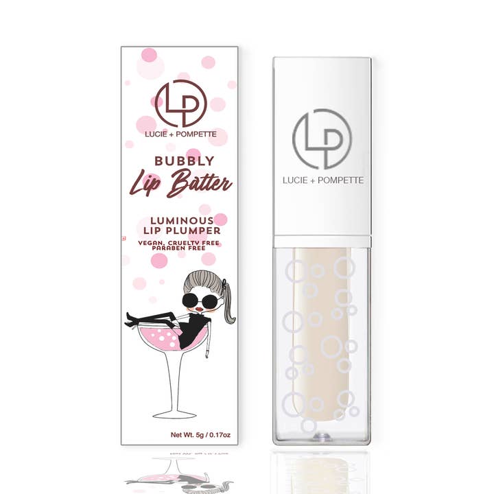 Bubbly Lip Batter - Illume (Clear Luster) for wholesale by Lucie + Pompette