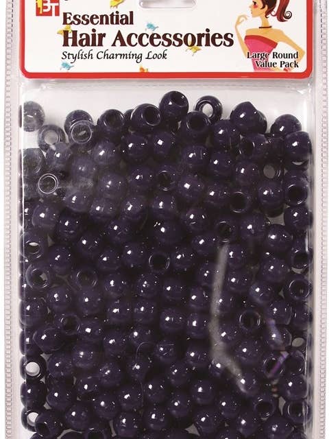 LARGE ROUND BEADS VALUE PACK (INDIGO) for wholesale by MI Hair Distribution