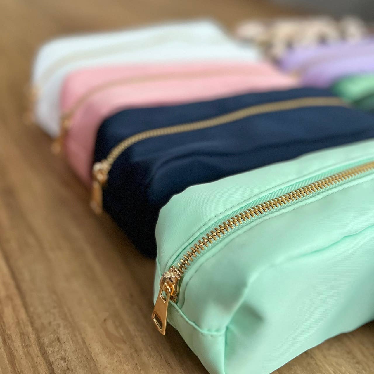 Palmy Pineapple - Vente Étuis/trousses à crayons - Trousse à crayons en nylon/trousse à pinceaux de maquillage pour patchs en chenille8