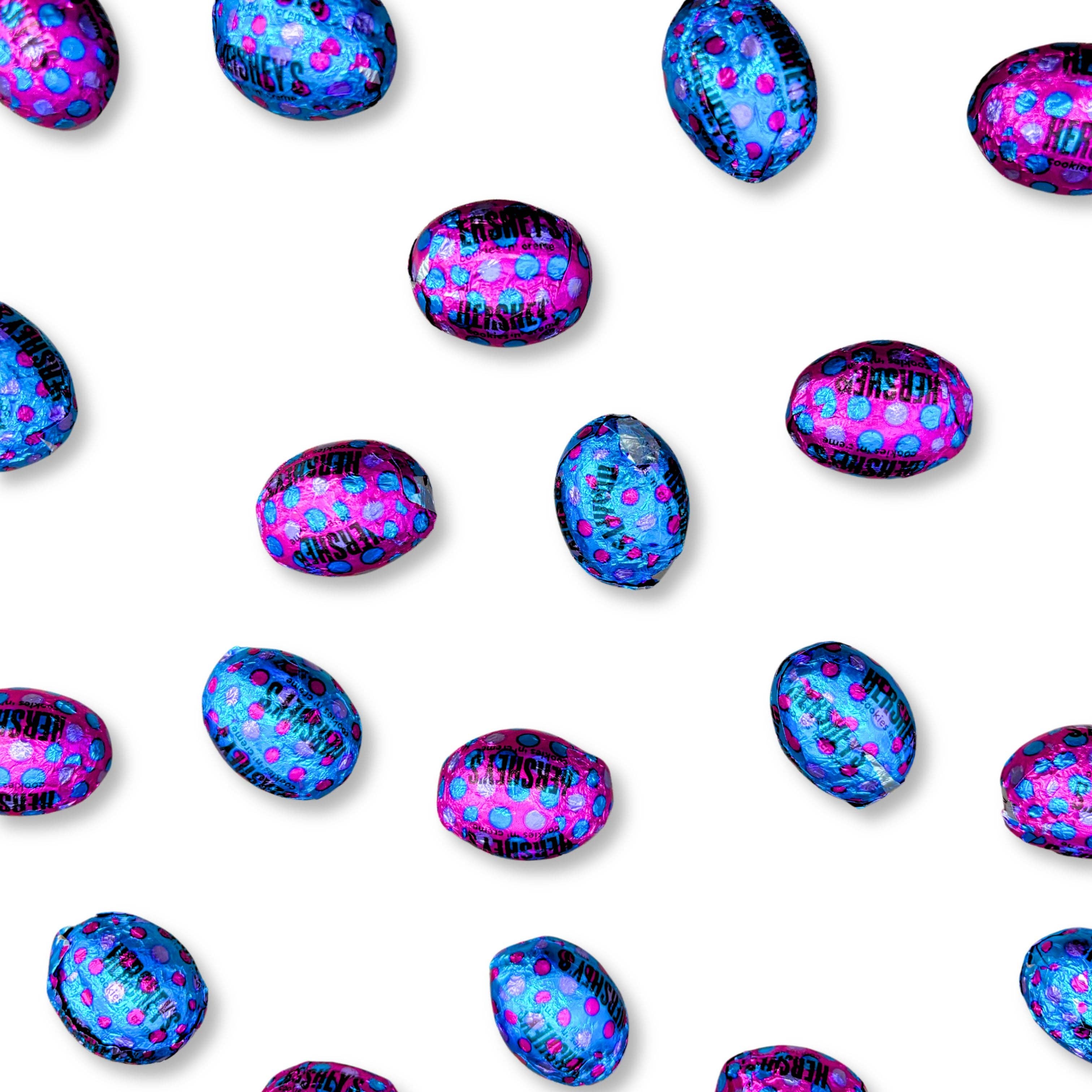 Candy In Bulk - Wholesale Chocolate Covered Sweets - Hershey's Cookies 'n' Creme Eggs – Polka Dot (Easter) – Bulk Value Pack1