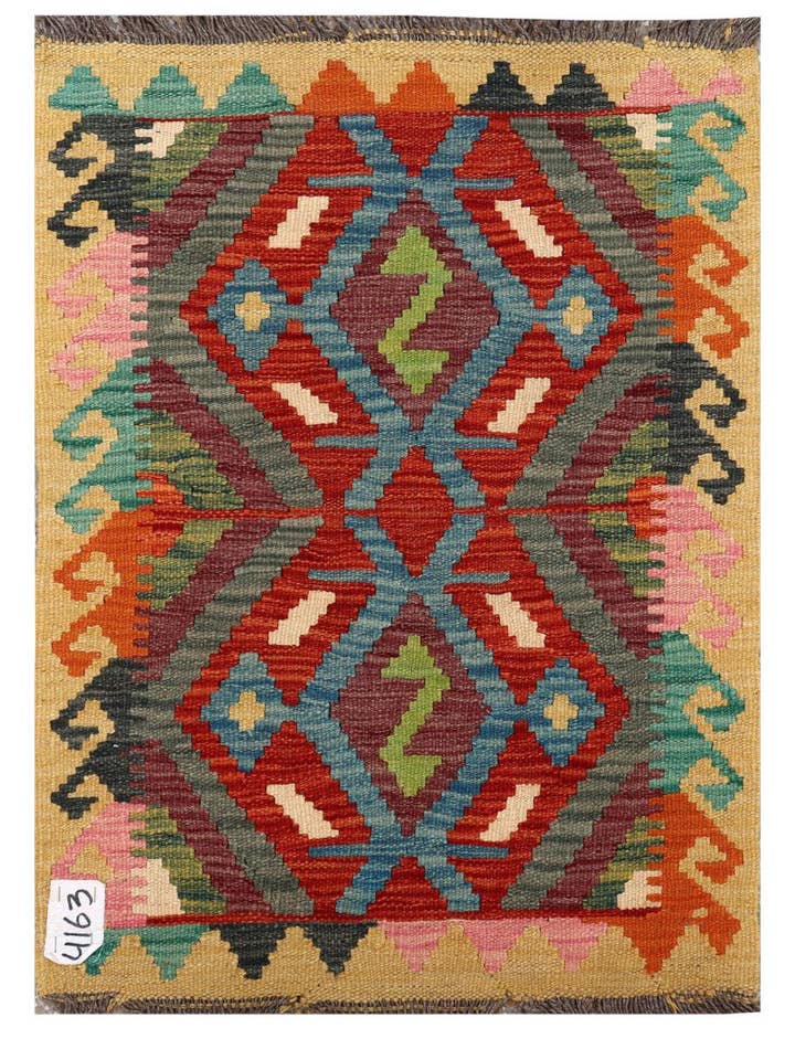 Tappeto Kilim Maimana Afghanistan - 84 x 61 cm per la vendita all'ingrosso da parte di Imaco Rugs