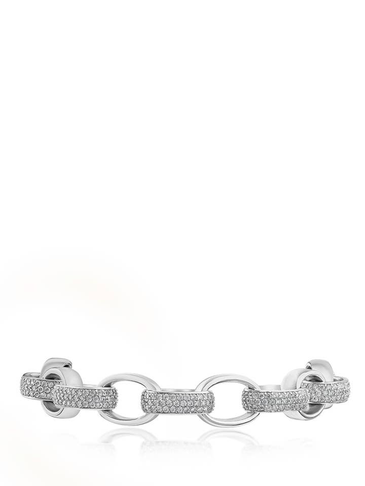 Pave Link armband voor wholesale door CZ by Kenneth Jay Lane
