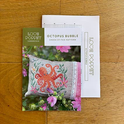 Love Poppet – Material para bordar/ponto de cruz por atacado – Kit de Ponto Cruz Moderno - Polvo Bubble4