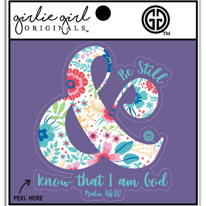 Girlie Girl Originals - Wholesale Sticker - Decal/Sticker Be Still 2 2084