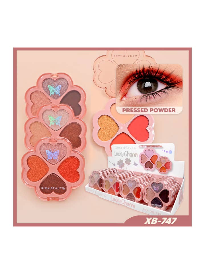 Xime XB-747 Lucky Charm Matte n Shimmer Lidschatten, 24 Stück für den Großhandel von PINEAPPLE Beauty