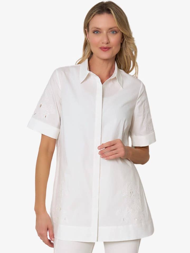 Stella Carakasi - Wholesale Button Down Shirt - Women's - Glamtastic Tunic7