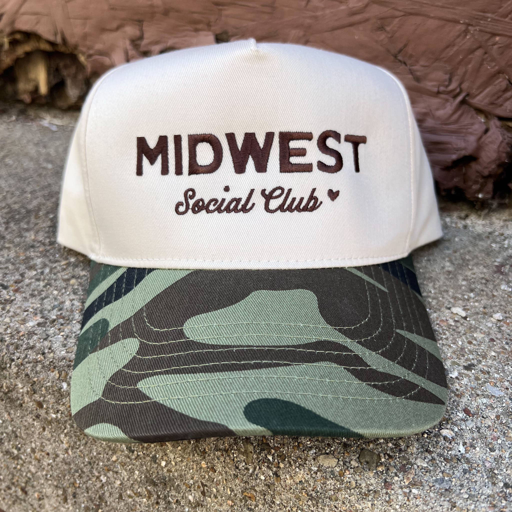 MIDWEST SOCIAL CLUB - Trucker Hats - Camo Bill for wholesale on Faire1