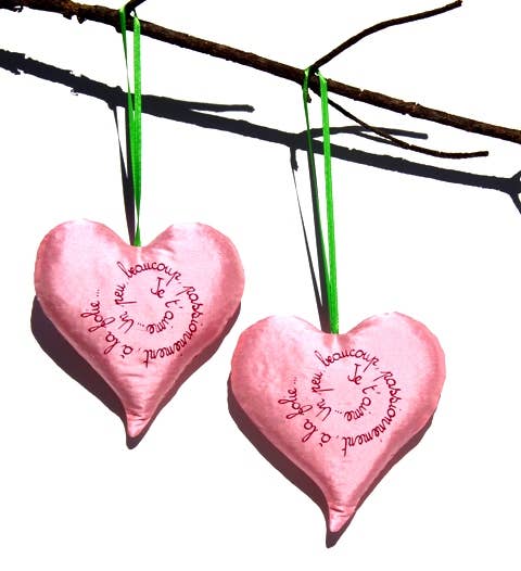 Estelle Billot - Vendita all'ingrosso Sacchetto profumato - Sacchetto a cuore profumato alla lavanda francese. Ornamento per San Valentino e Natale3