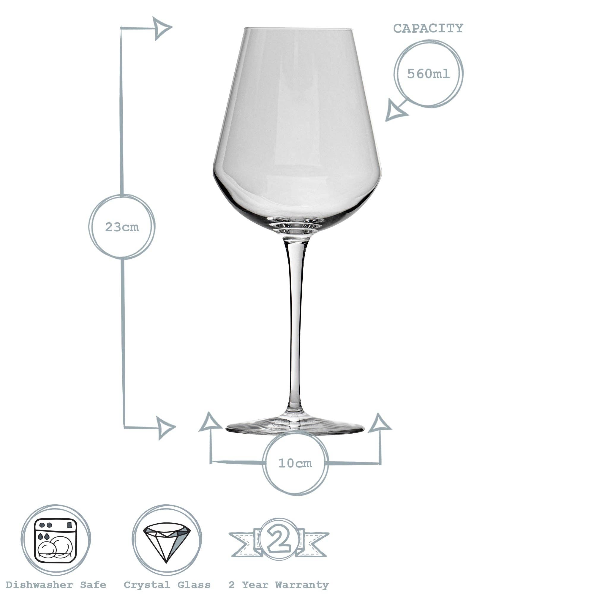 Rinkit Pty Ltd - Wholesale Wine glass - Inalto Uno Red Wine Glass - 560ml3