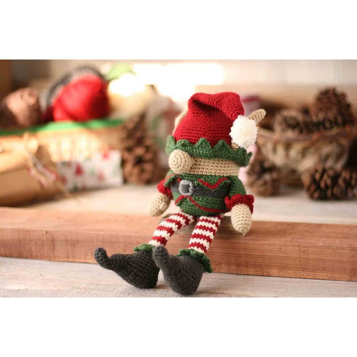 TOMOPOD LLC - Wholesale Christmas decoration - Chrismas Elf Gnome Crochet, Elf on the Shelf Doll2