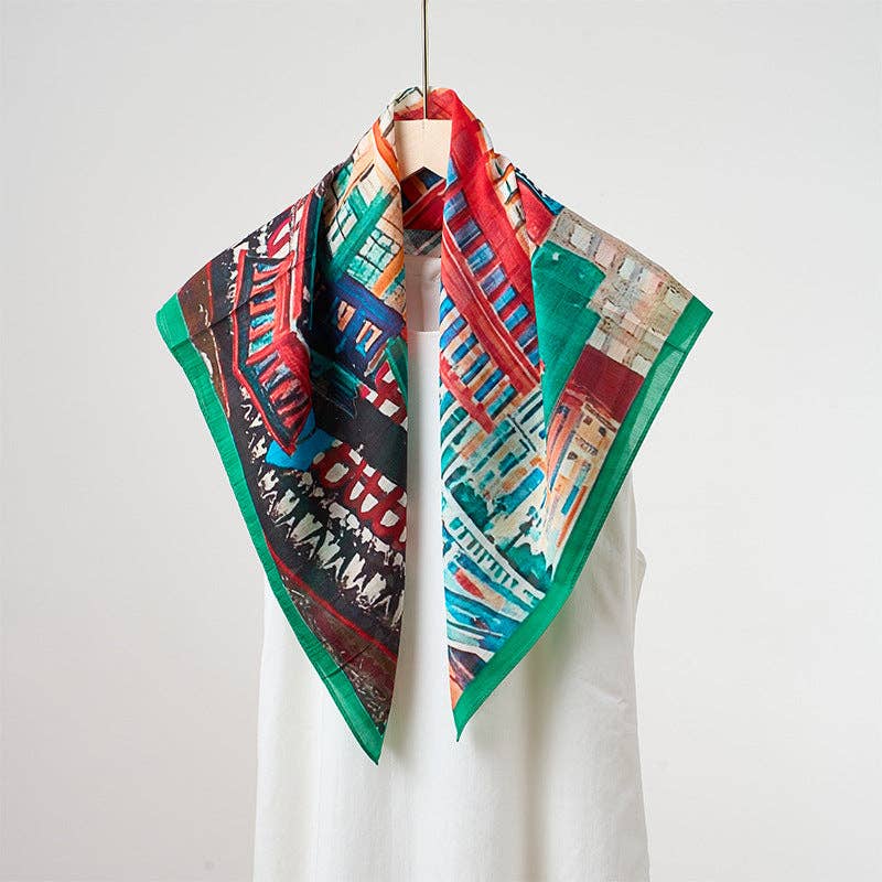 Marayn - Vendita all'ingrosso Sciarpa - Donna - Sciarpa in Misto Seta Leggera Primavera Estate Versatile39