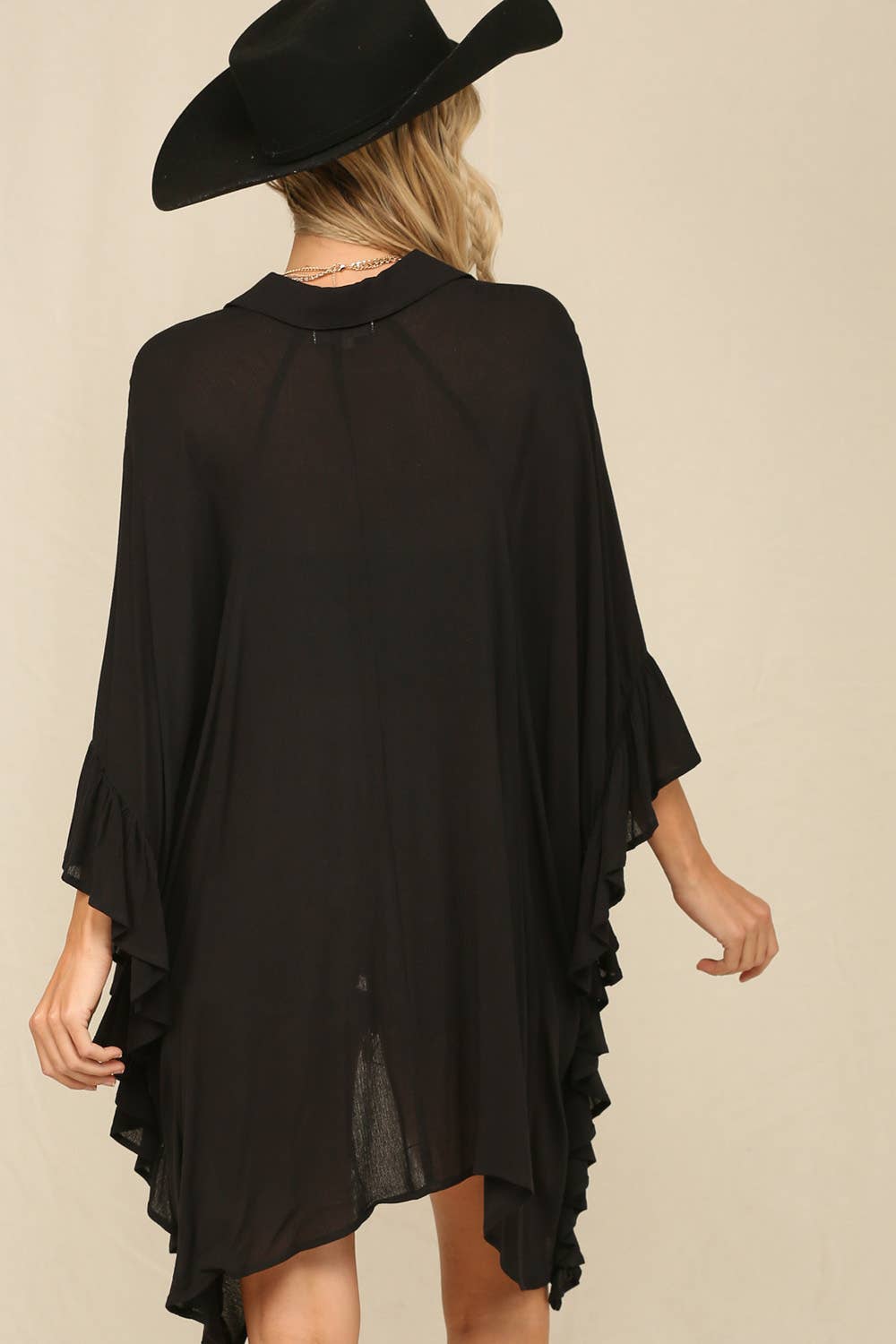 KyeMi - Wholesale Button Down Shirt - Women's - Rayon Crinkle Button Down Tunic Shirt8