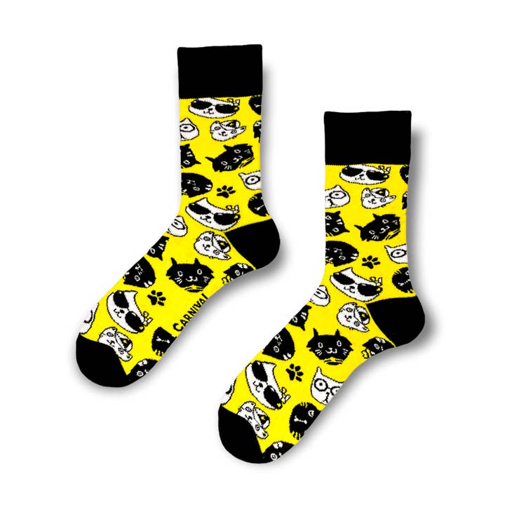 Carnival Cool Cats for wholesale by Carnival Socks