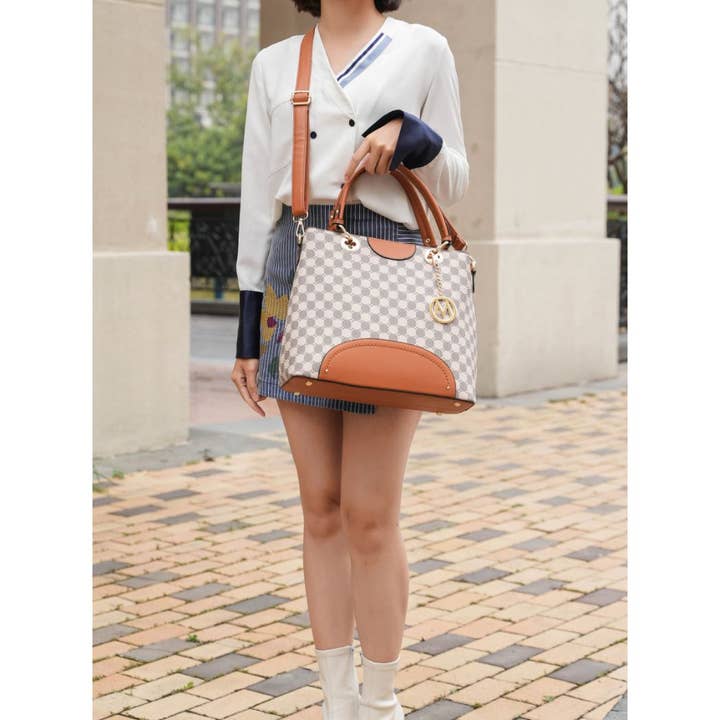 MKF Collection - Wholesale Top Handle Bag - Women's - Gabriella Handbag with Wallet Crossover Women by Mia K.