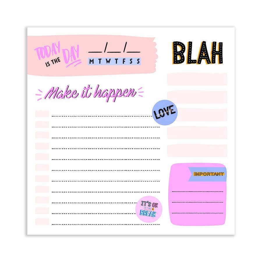 TF Publishing - Paper Goods – Engroshandel Planner – Udateret gør det ske Daily Note Block6