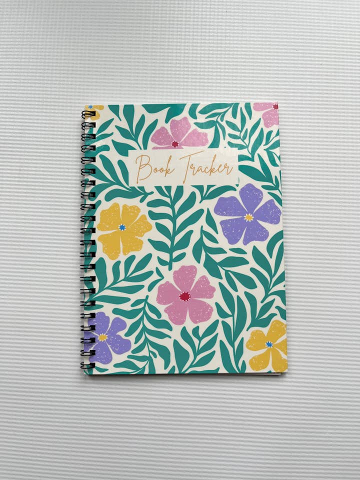 Floral Book Tracker for wholesale by Designsbyrandaco