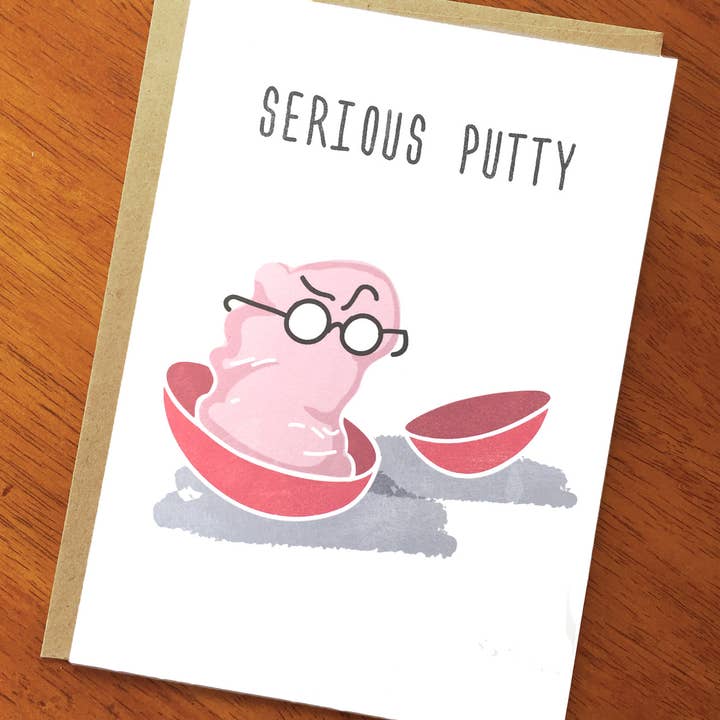 A Zillion Dollars - Wholesale Everyday Greeting Card - Serious Putty; Fun Card for Serious or Silly Person; Funny S