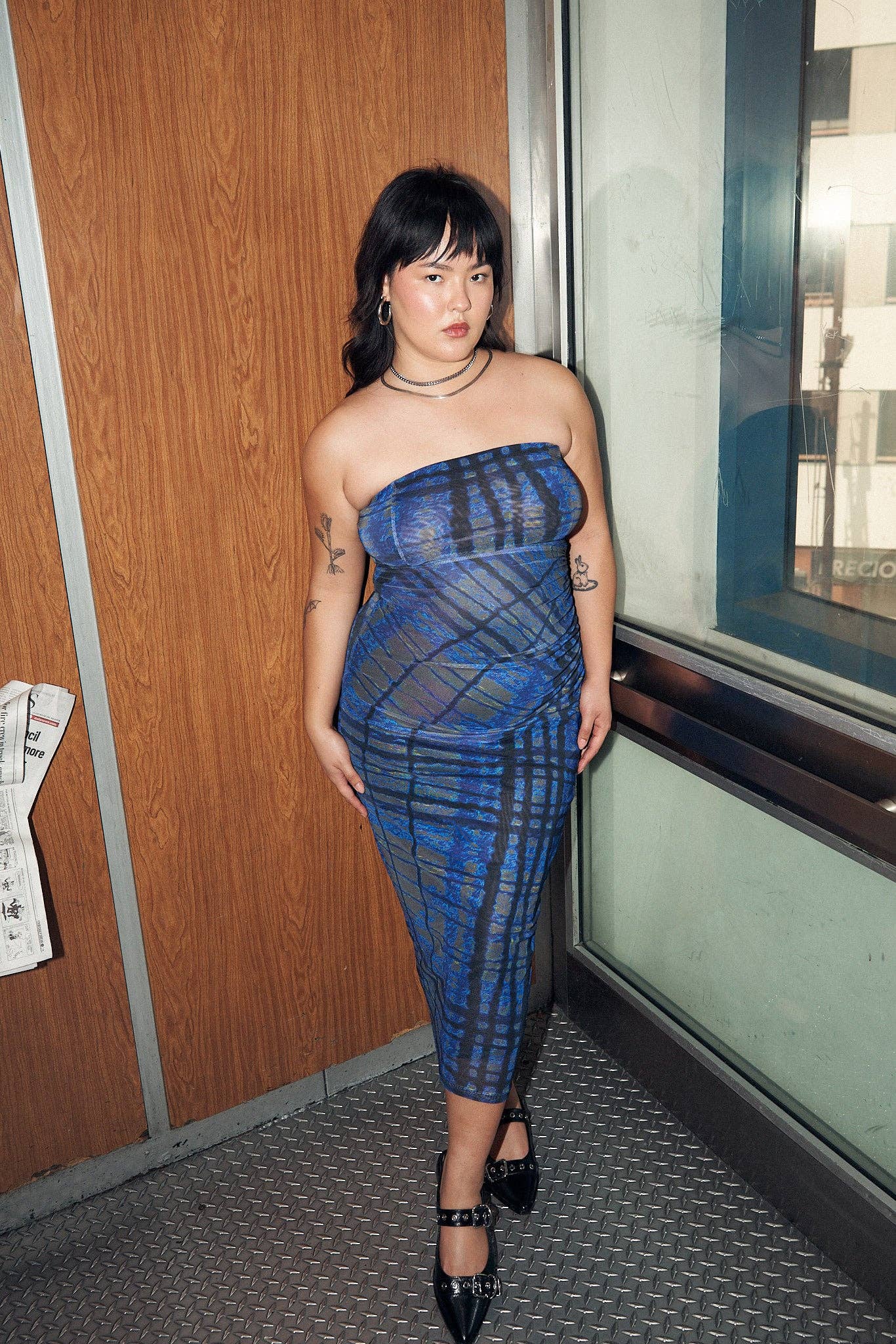 What Lo Wants - Wholesale Dress - Women's - Charlie Ruched Mesh Tube Dress